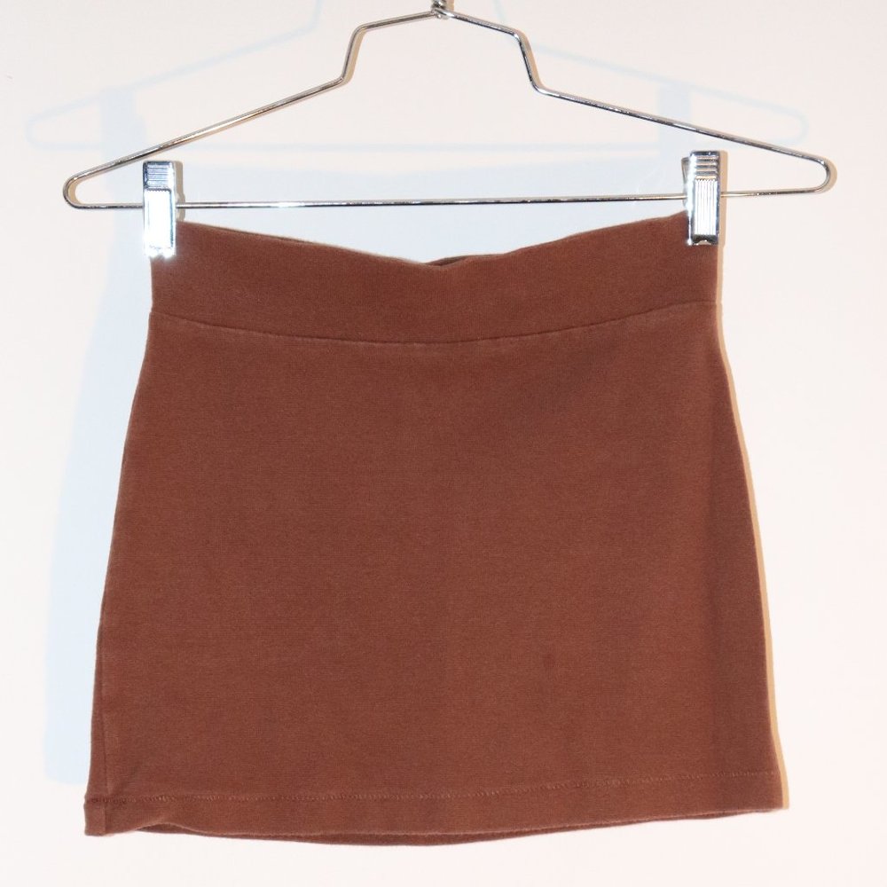 Brown Forever 21 Mini Pencil Skirt